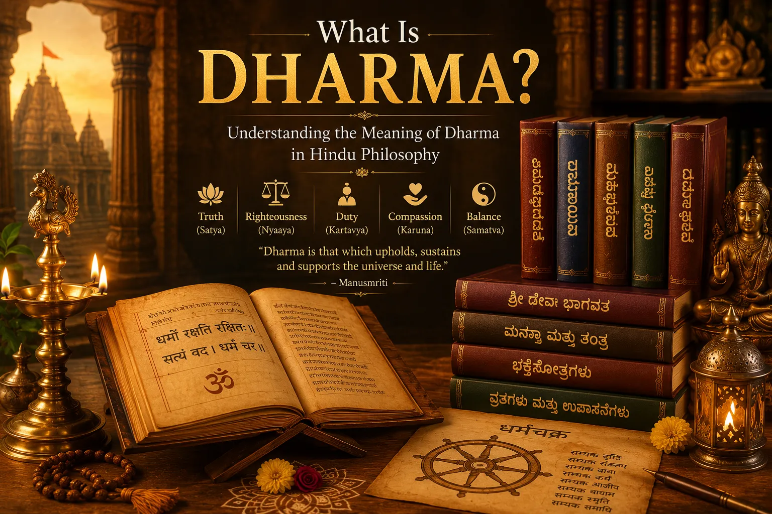 What Is Dharma? Understanding the Meaning of Dharma in Hindu Philosophy
